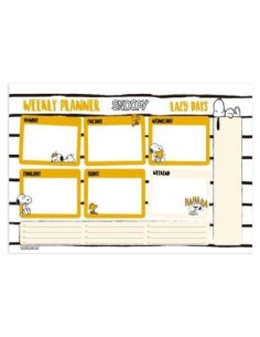 BLOC PLANIFICADOR SEMANAL A4 SNOOPY LAZY DAYS