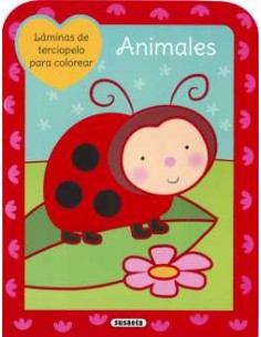 ANIMALES LAMINAS TERCIOPELO COLOREAR