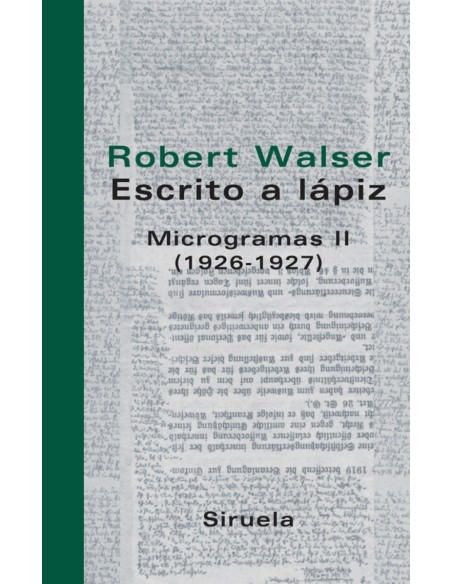 Escrito a lapiz Microgramas II