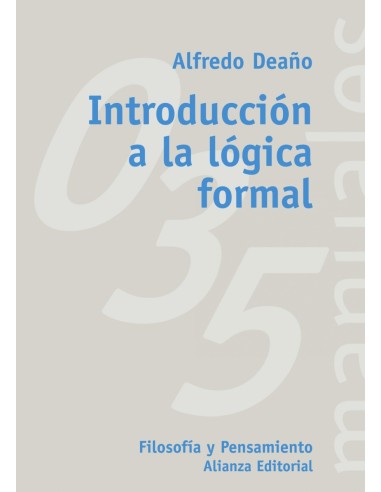 INTRODUCCION A LA LOGICA FORMALMANUALES