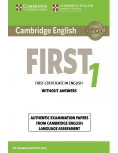 Cambridge english first 1 revised exam student without answers