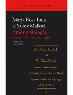 AMOR Y FILOLOGiA