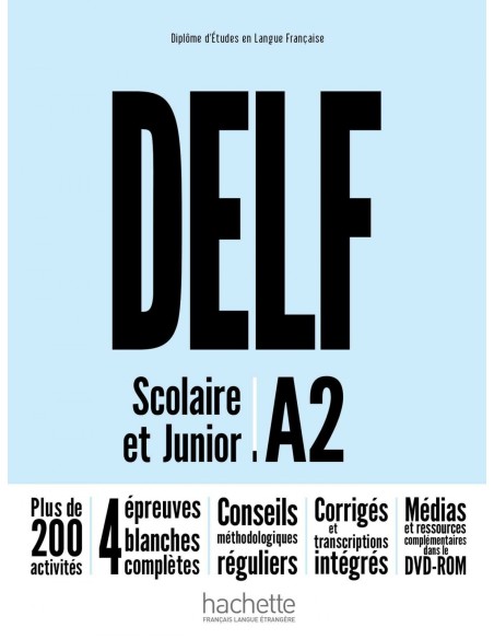DELF A2 SCOLAIRE ET JUNIOR DVD