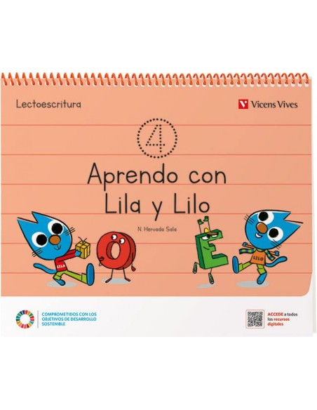 APRENDO CON LILA Y LILO CUADERNO 4