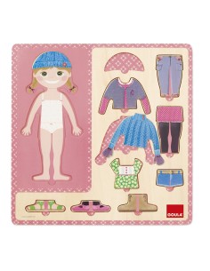  Puzzle vestir niña 