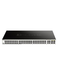 DGS-1210-52 Gestionado L2 Gigabit Ethernet (10/100/1000) 1U Negro