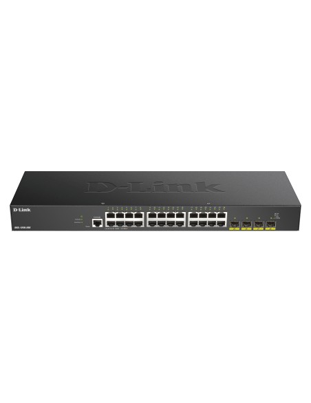 DGS-1250-28X Gestionado L3 Gigabit Ethernet (10/100/1000) Negro