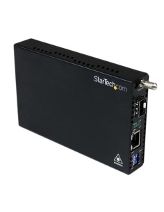 Conversor de Medios Gigabit Ethernet UTP RJ45 a Fibra con una Ranura SFP Disponible