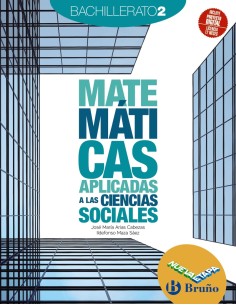 Matematicas aplicadas a las Ciencias Sociales 2 Bachillerato Nueva etapa Bruno