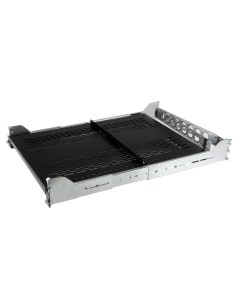 Bandeja Ventilada 2U Deslizante de 19" para Rack de Servidores con Brazo de Gestión de Cables - Profundidad ajustable de 70,3 a 