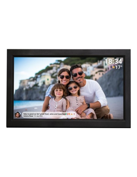 PFF-1503B marco fotográfico digital Negro 39,6 cm (15.6") Pantalla táctil Wifi