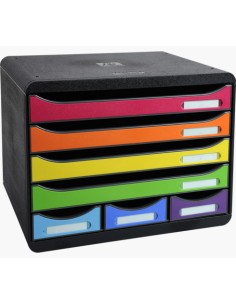 307798D cajonera para oficina Negro