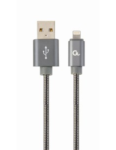 CC-USB2S-AMLM-1M-BG cable de conector Lightning 8 m Gris