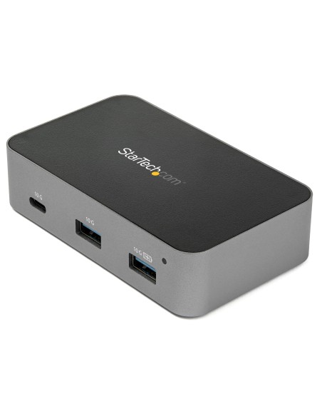 Hub USB-C de 3 Puertos con Puerto de Red Ethernet - USB 3.2 Gen 2 (10Gbps) - Alimentado - 2xUSB-A 1xUSB-C