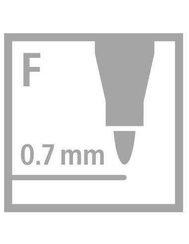 Trio AZ rotulador Fino Multicolor 24 pieza(s)