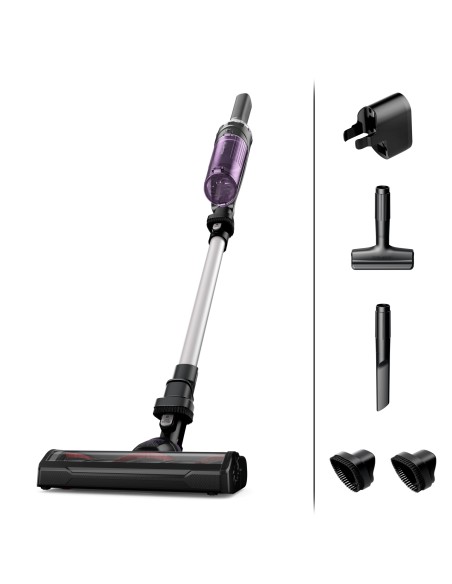 RH1129 2-in-1 stick vacuum Batería Secar Sin bolsa 0,4 L 100 W Púrpura, Aluminio