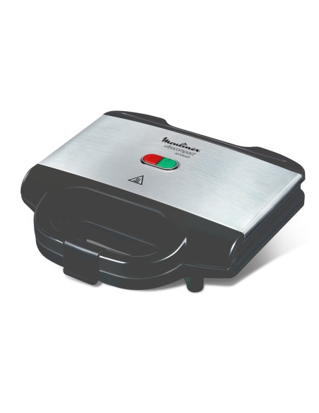 SM156D sandwichera 700 W Negro, Acero inoxidable