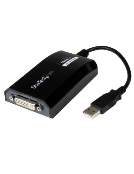 Adaptador de Vídeo Externo USB a DVI - Tarjeta Gráfica Externa Cable para Mac y PC - 1920x1200