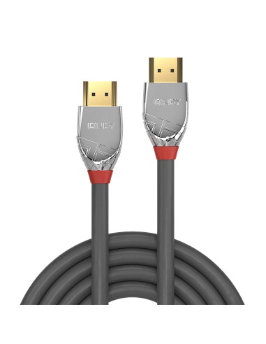 37874 cable HDMI 5 m HDMI tipo A (Estándar) Gris, Plata