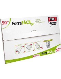 FIXO FORRO LIBROS FORRAFÁCIL ECO AJUSTABLE PP 295X520MM CAJA 50 UD