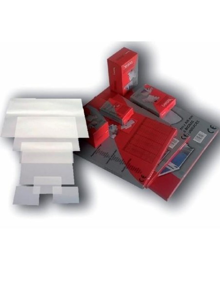 YOSAN FUNDAS PLASTIFICAR 2X125 MICRAS BRILLO A5 -CAJA 100U- ROJA