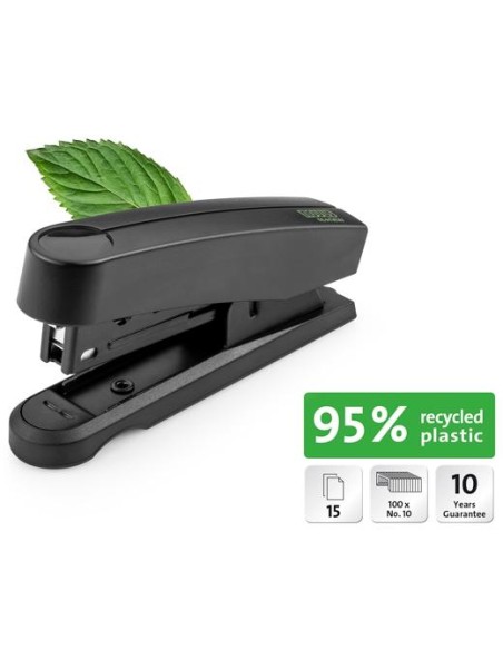 NOVUS GRAPADORA B10 PROFESIONAL RE+NEW INCLUYE 200 GRAPAS NO.10 NEGRO