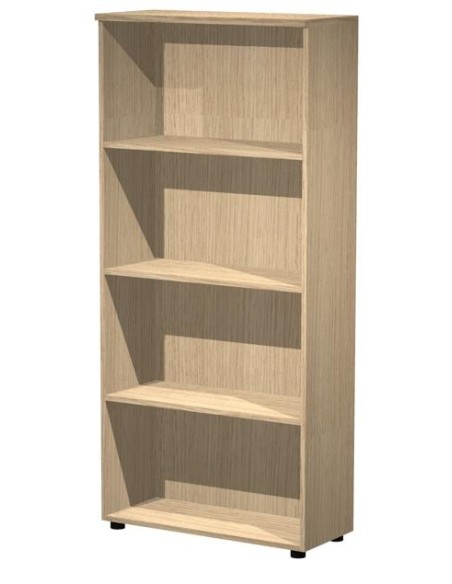 ARTEXPORT ESTANTERÍA ALTA PRESTO ABIERTA 3 ESTANTES 22MM CON TRASERA ROBLE