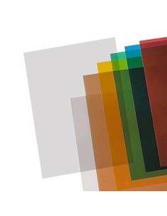 YOSAN TAPAS ENCUADERNACIÓN POLIPROPILENO 500 MICRAS A4 TRANSPARENTE ROJO -PAQUETE 100U-