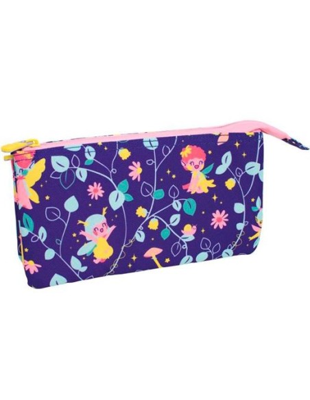 MILAN PORTATODO 5 COMPARTIMENTOS SERIE ESPECIAL FAIRY TALE LILA