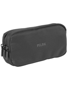MILAN PORTATODO 3 CREMALLERAS SERIE SHADOW NEGRO