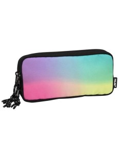 MILAN ESTUCHE PORTATODO 3 CREMALLERAS SUNSET NEGRO