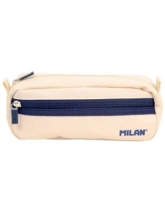 MILAN ESTUCHE RECTANGULAR 2 CREMALLERAS SERIE 1918 BEIGE