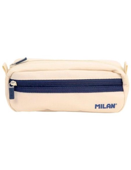 MILAN ESTUCHE RECTANGULAR 2 CREMALLERAS SERIE 1918 BEIGE
