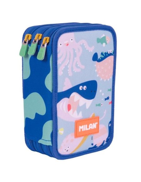 MILAN PLUMIER 3 PISOS CON CONTENIDO SERIE ESPECIAL BLUE ODYSSEY