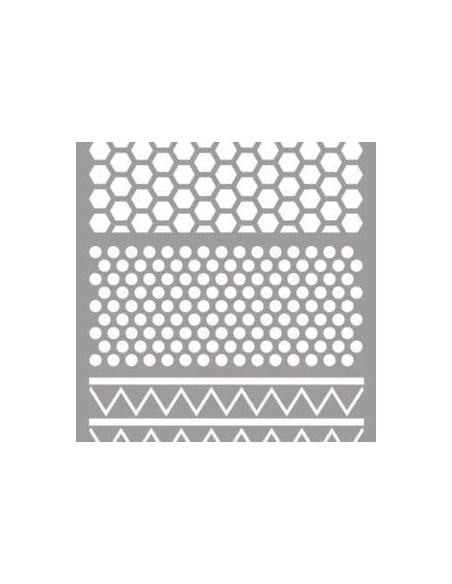 LA PAJARITA STENCIL ST-14 PLANTILLA DECORATIVA MODELO TEXTURES