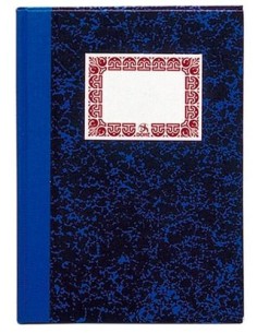 DOHE CUADERNO CARTONÉ ÍNDICE 80H RAYADO HORIZONTAL CUARTO AZUL