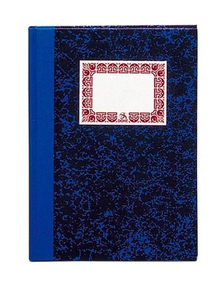 DOHE CUADERNO CARTONÉ ÍNDICE 80H RAYADO HORIZONTAL CUARTO AZUL