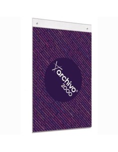 ARCHIVO 2000 EXPOSITOR MURAL CON TALADROS DIN A4 VERTICAL 210X325MM CRISTAL TRANSPARENTE