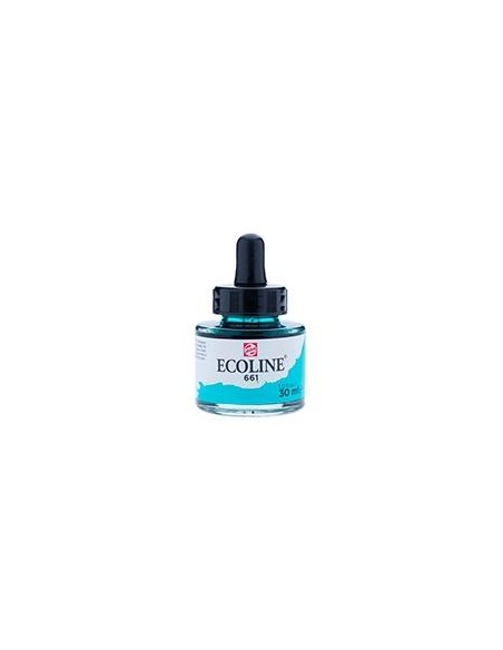 TALENS ECOLINE ACUARELA LIQUIDA 30ML VERDE TURQUESA