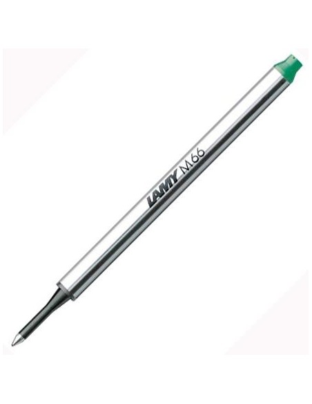 LAMY RECAMBIO ROLLERBALL M66 PUNTA MEDIA VERDE - Pack de 5 unidades
