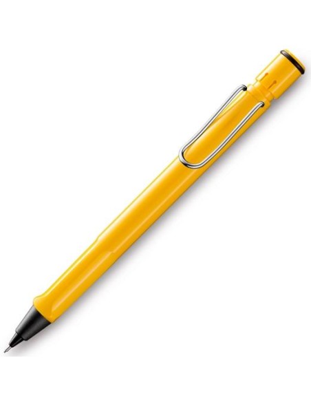 LAMY PORTAMINAS SAFARI 0,5MM CON CLIP METÁLICO Y GOMA DE BORRAR AMARILLO