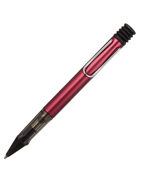 LAMY BOLÍGRAFO AL-STAR BLACK PURPLE 229M PUNTA MEDIA TINTA AZUL RECARGABLE COLOR MORADO EN ESTUCHE