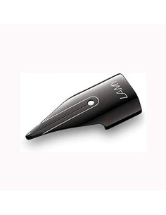 LAMY PLUMÍN Z52 RECAMBIO EF ACERO PULIDO GRABADO LÁSER NEGRO - Pack de 5 unidades
