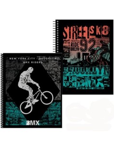 SENFORT CARPETA CON 30 FUNDAS ESPIRAL EXTREME SURTIDO - Pack de 4 unidades