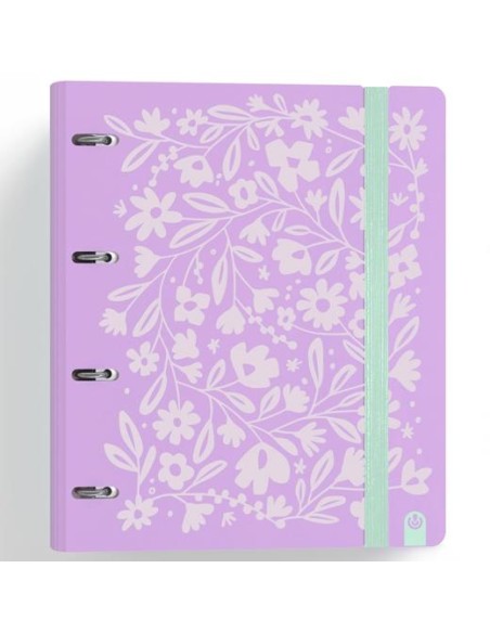 CARCHIVO CARPETA ANILLAS 4X35MM CARPEBLOCK 360 C/RECAMBIO 100H 90GR 4 SEPARADORES PP RÍGIDO FOAM VIOLETA