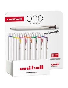 UNIBALL ONE GEL PEN 0,38MM EXPOSITOR 36 C/SURTIDOS