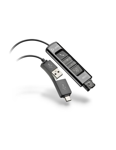 POLY ADAPTADOR PARA AURICULARES DA75 PARA PC, PUERTO USB