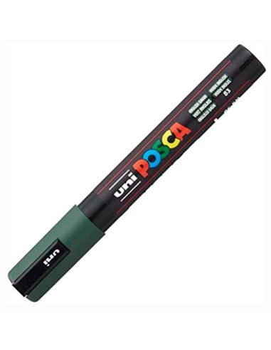 POSCA MARCADOR  PC-5M NO PERMANENTE PUNTA FORMA DE BALA 1,8 - 2,5 MM VERDE INGLES