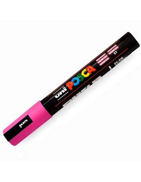 POSCA MARCADOR  PC-5M NO PERMANENTE PUNTA FORMA DE BALA 1,8 - 2,5 MM FRAMBUESA