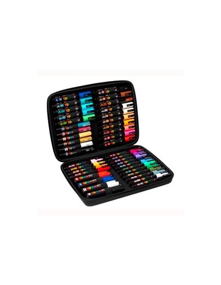 POSCA MALETÍN PREMIUM NEOPRENO MARCADOR  SURTIDO 40P